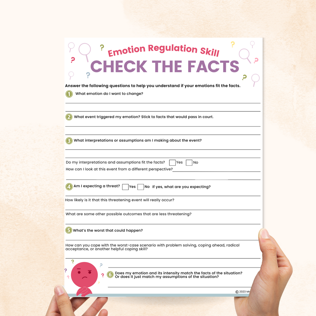 dbt check the facts worksheet