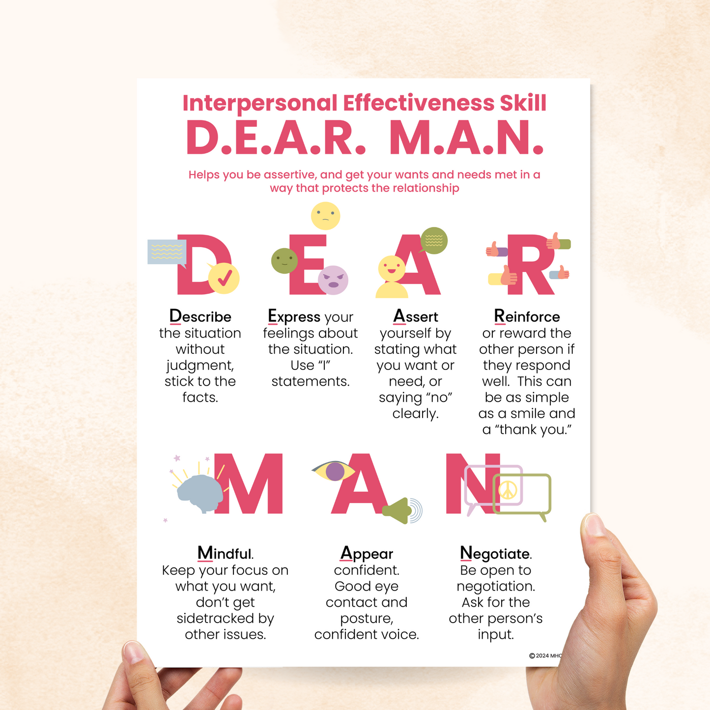 DBT DEAR MAN Handout (PDF) – Mental Health Center Kids