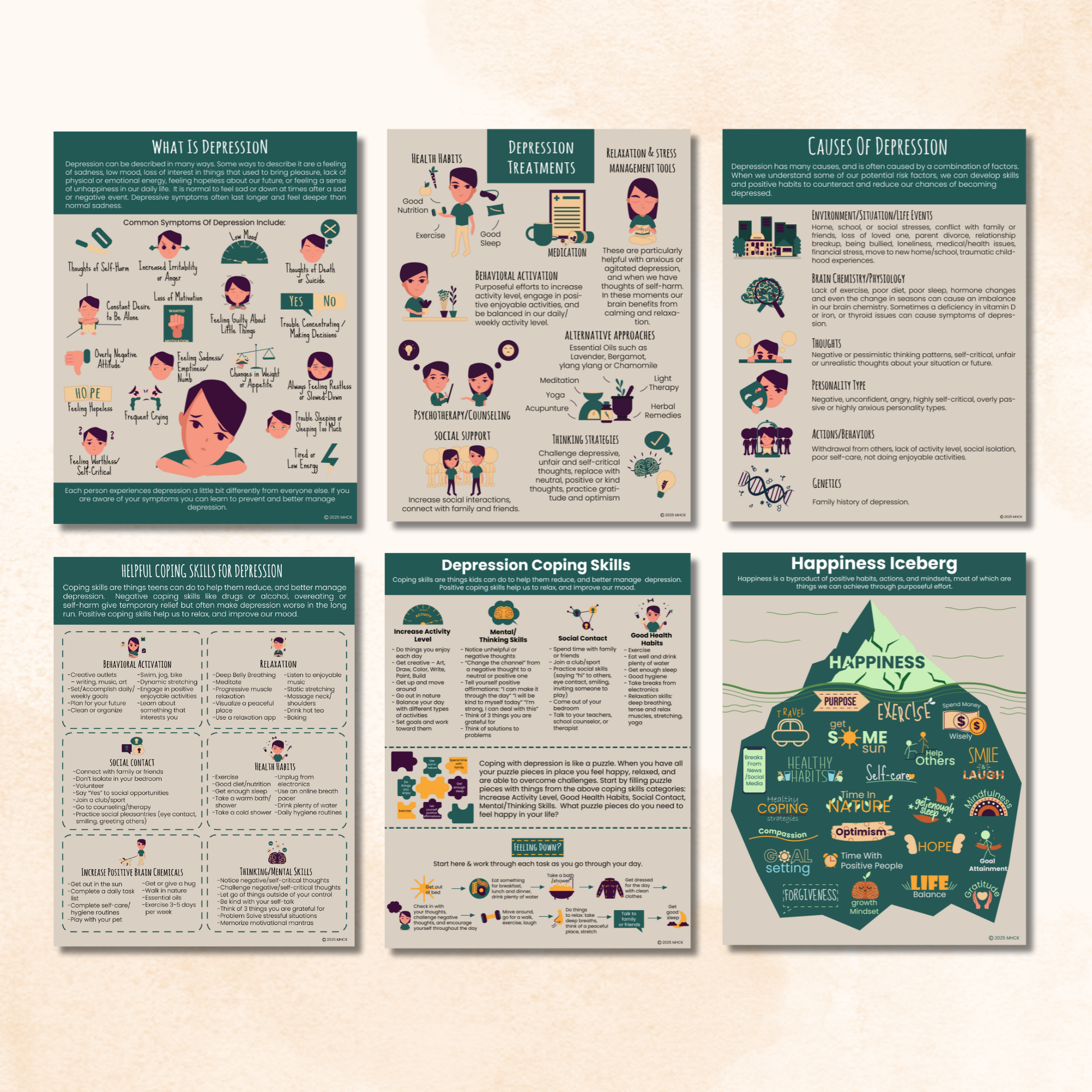 Depression Coping Skills handouts