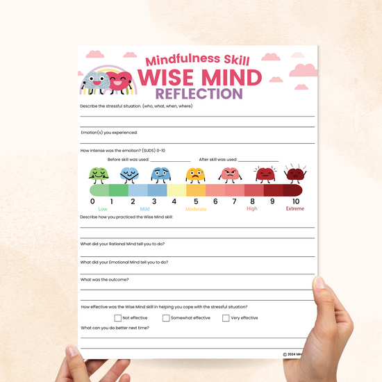 Wise Mind DBT Worksheets – Mental Health Center Kids