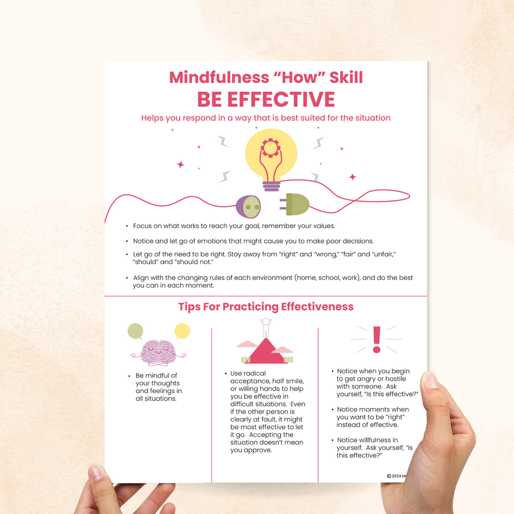 dbt effectiveness mindfulness how skill pdf