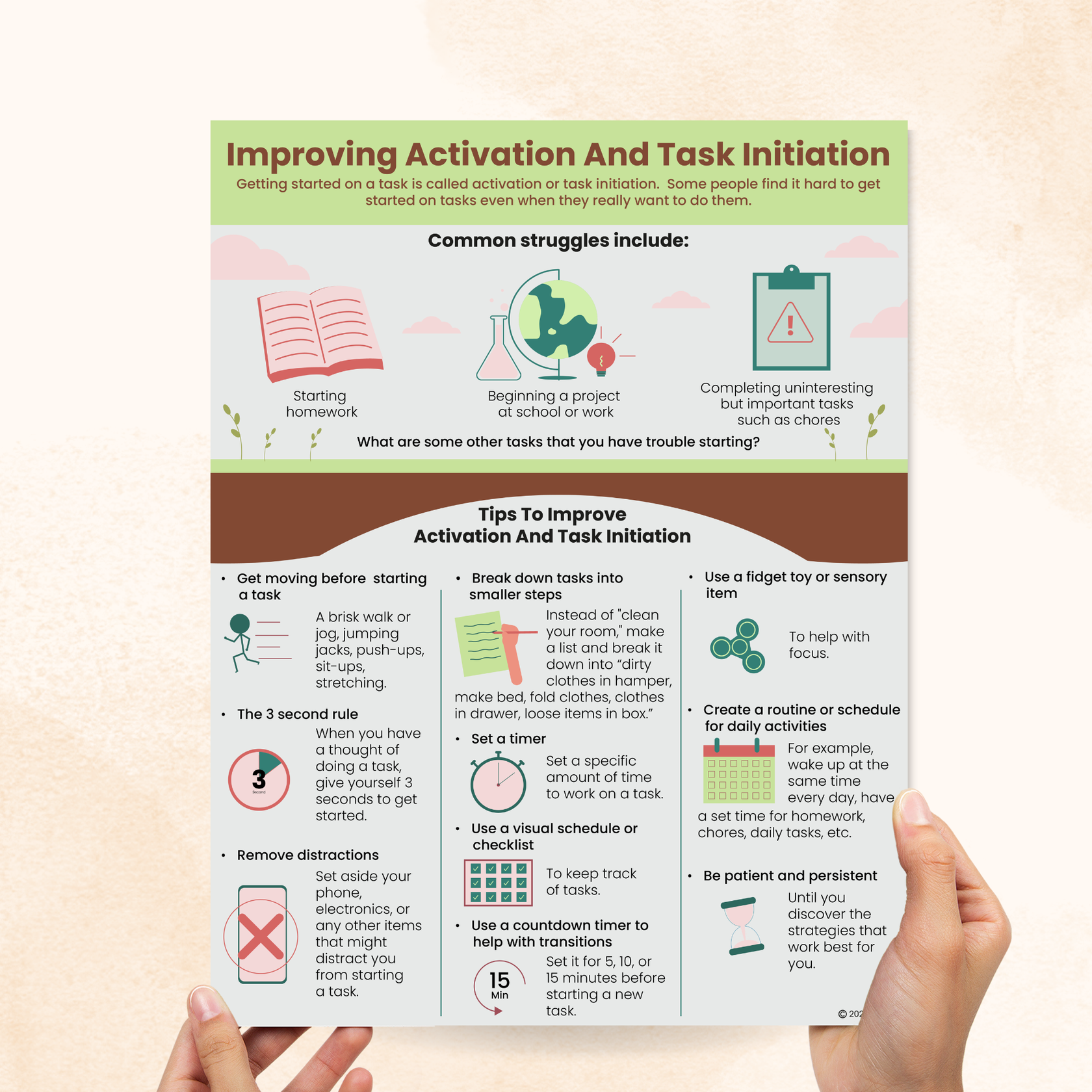ADHD Improving Activation And Task Initiation – Mental Health Center Kids