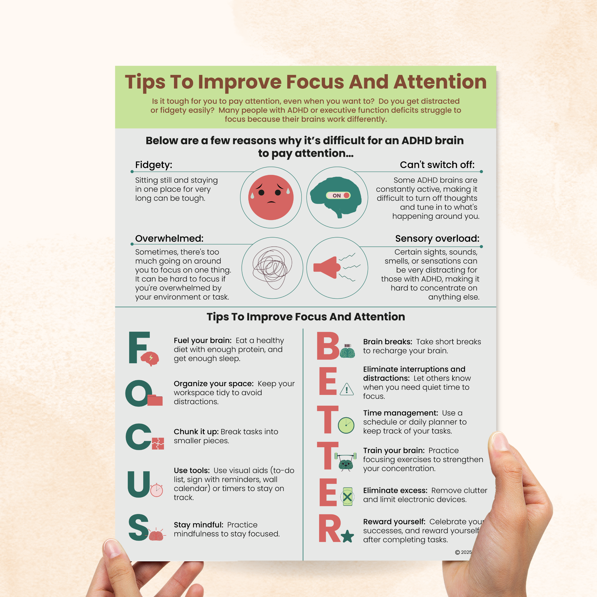 ADHD Tips To Improve Focus And Attention – Mental Health Center Kids