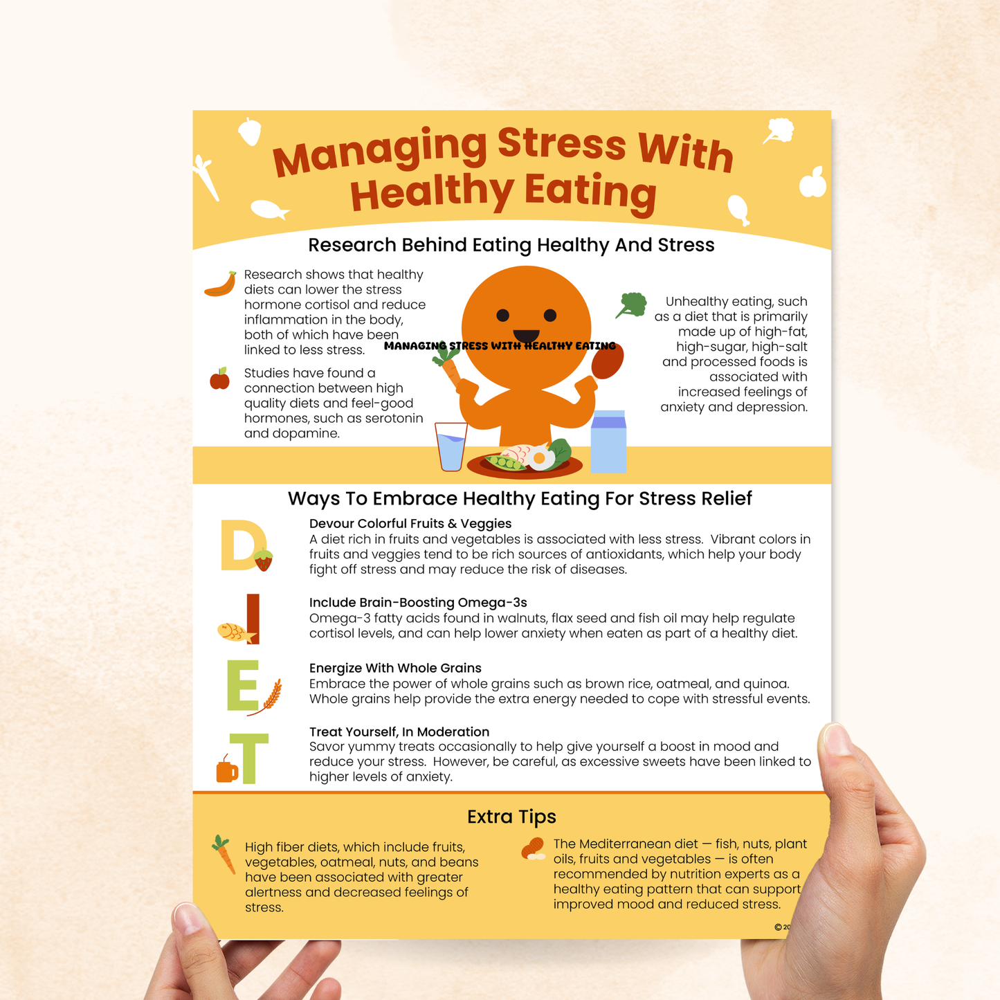 managing stress with healthy eating