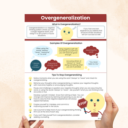 Overgeneralization Cognitive Distortion (PDF) – Mental Health Center Kids