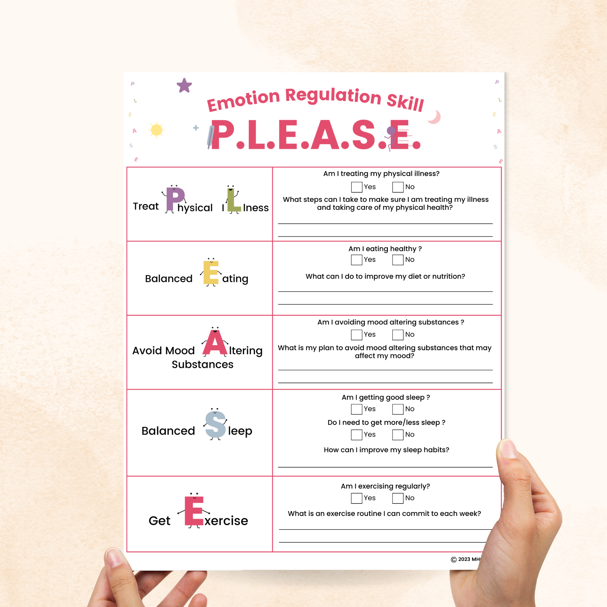 Free Printable Emotional Regulation Worksheets For Adults Free Printable Emotional Regulation Worksheets For Adults