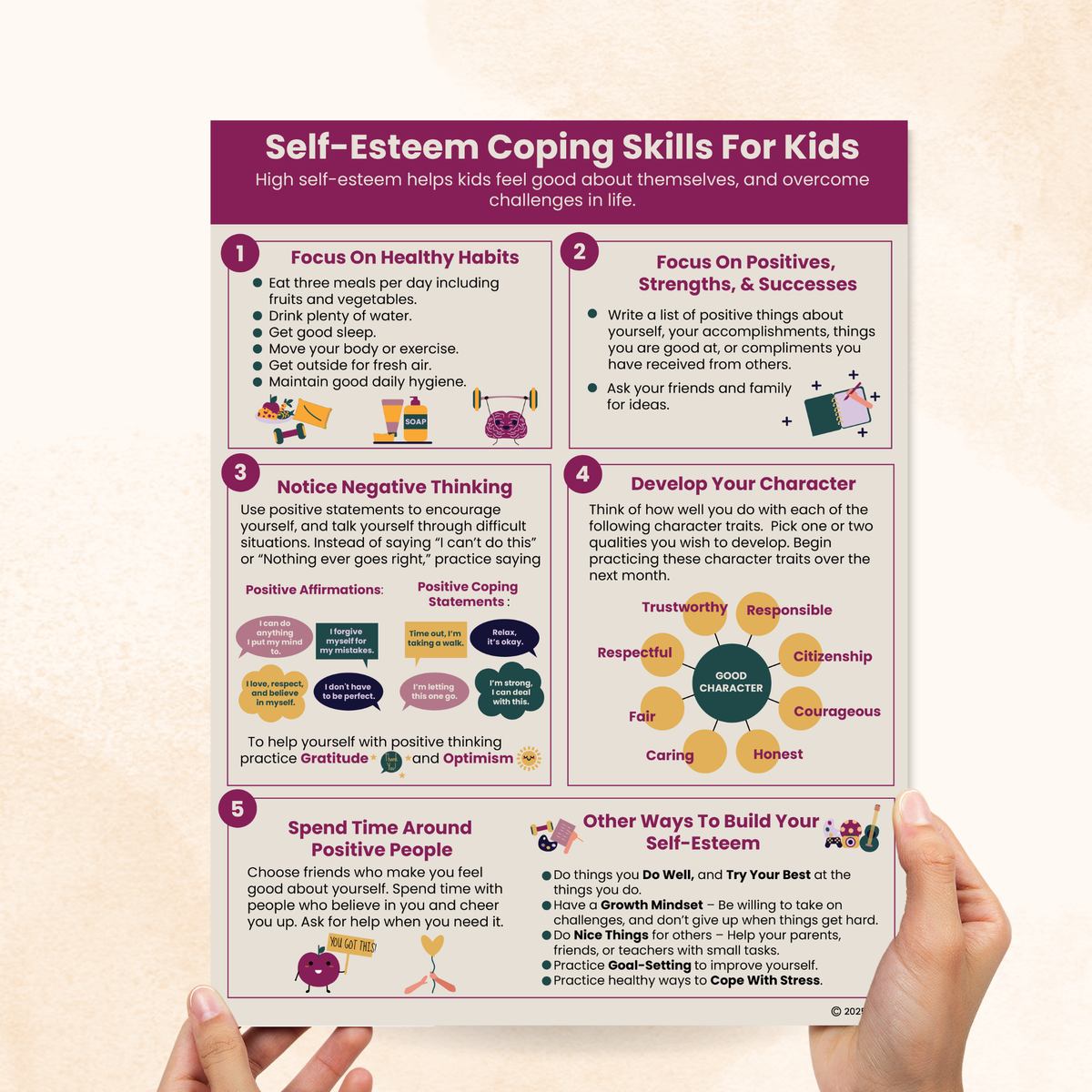 Self-Esteem Coping Skills for Kids – Mental Health Center Kids