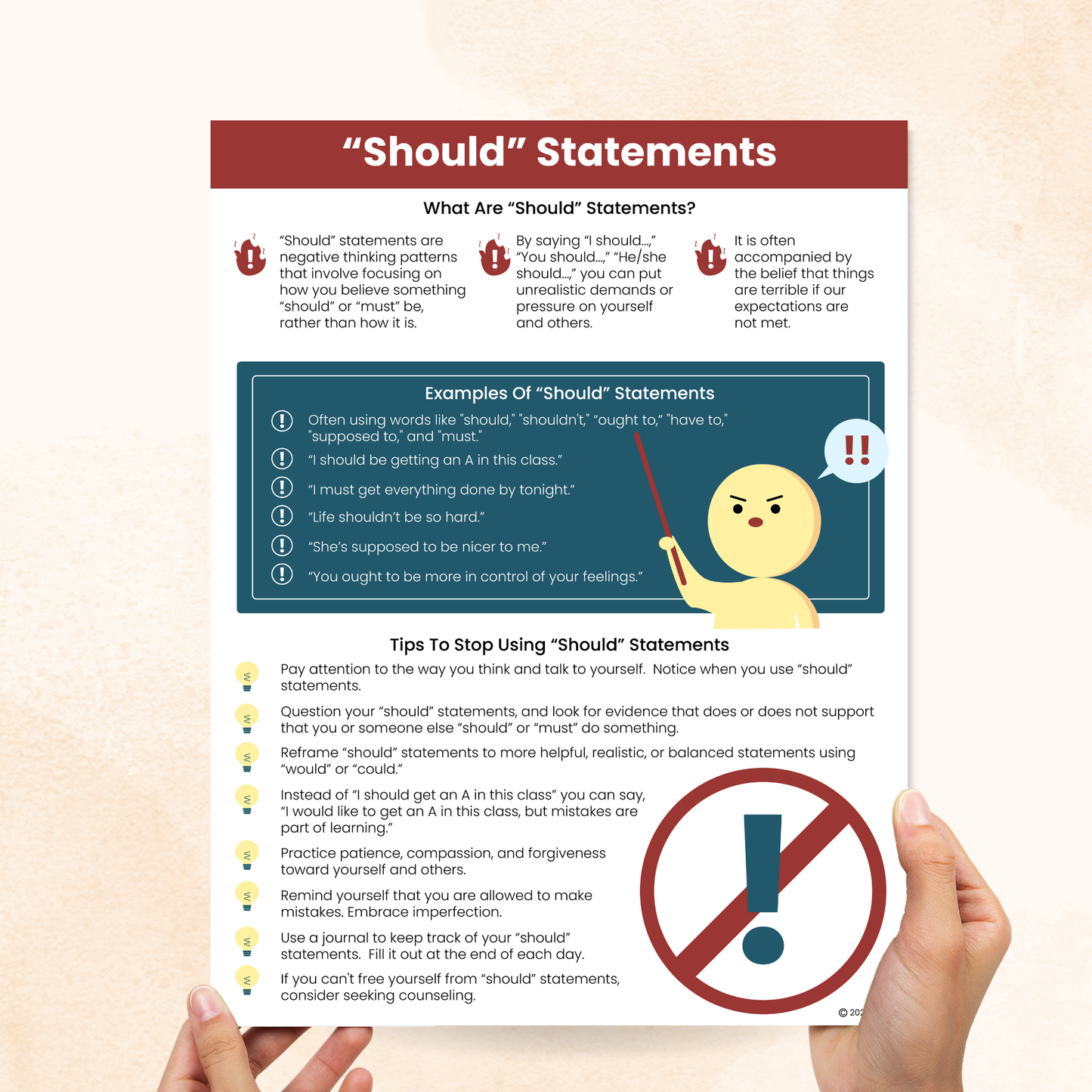 should statements cognitive distortion pdf