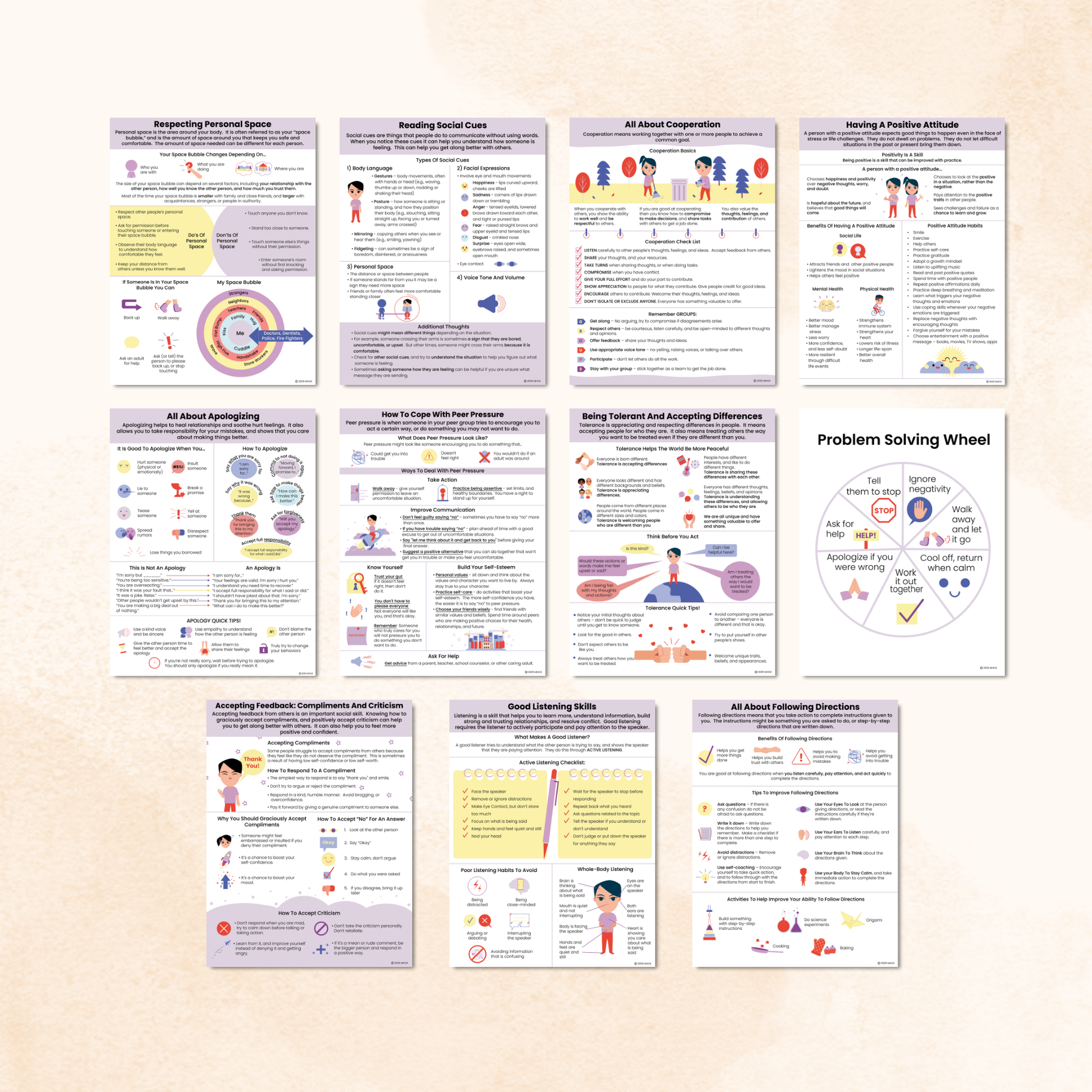 social skills handouts