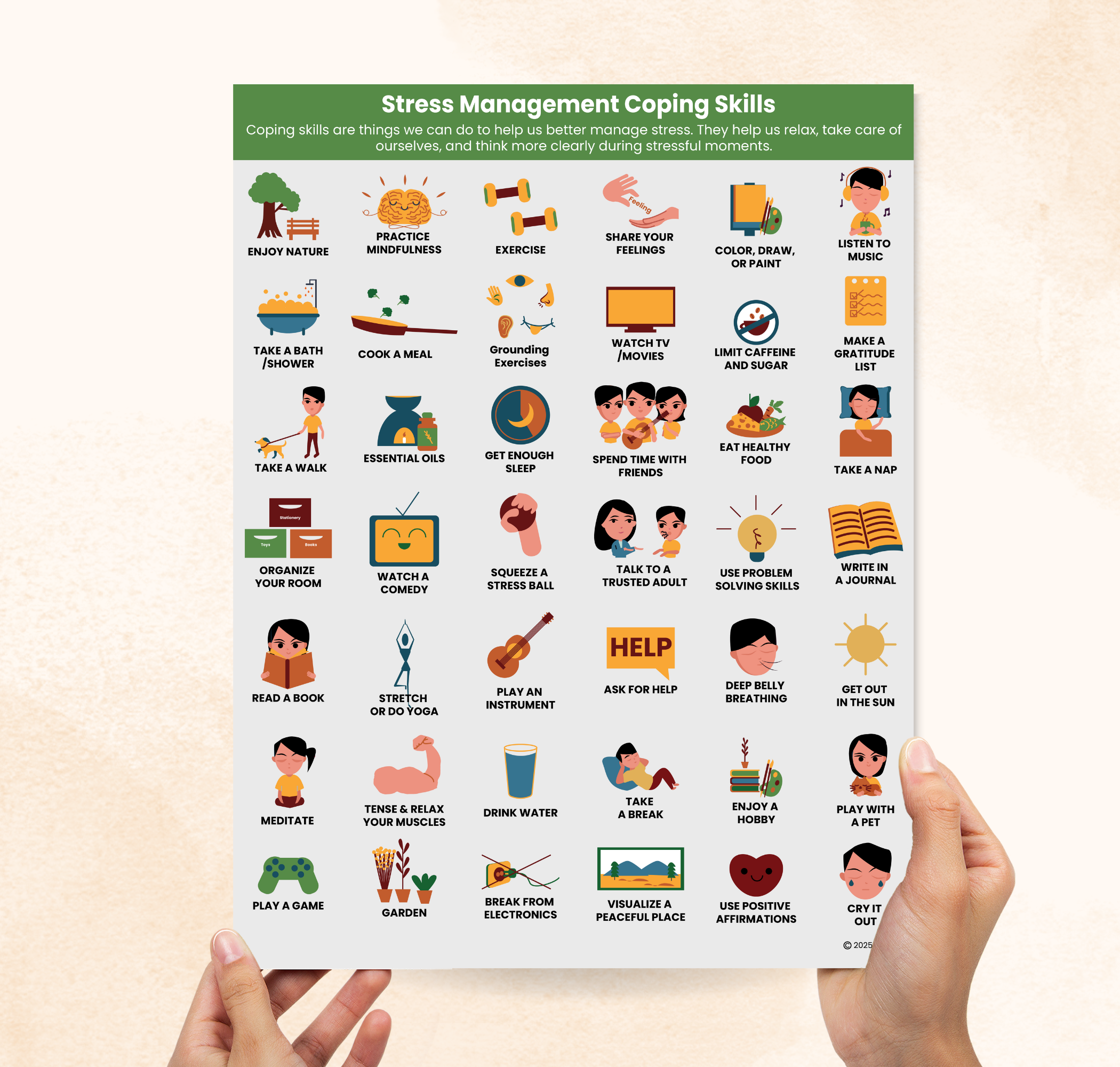 Coping Skills for Stress Management – Mental Health Center Kids