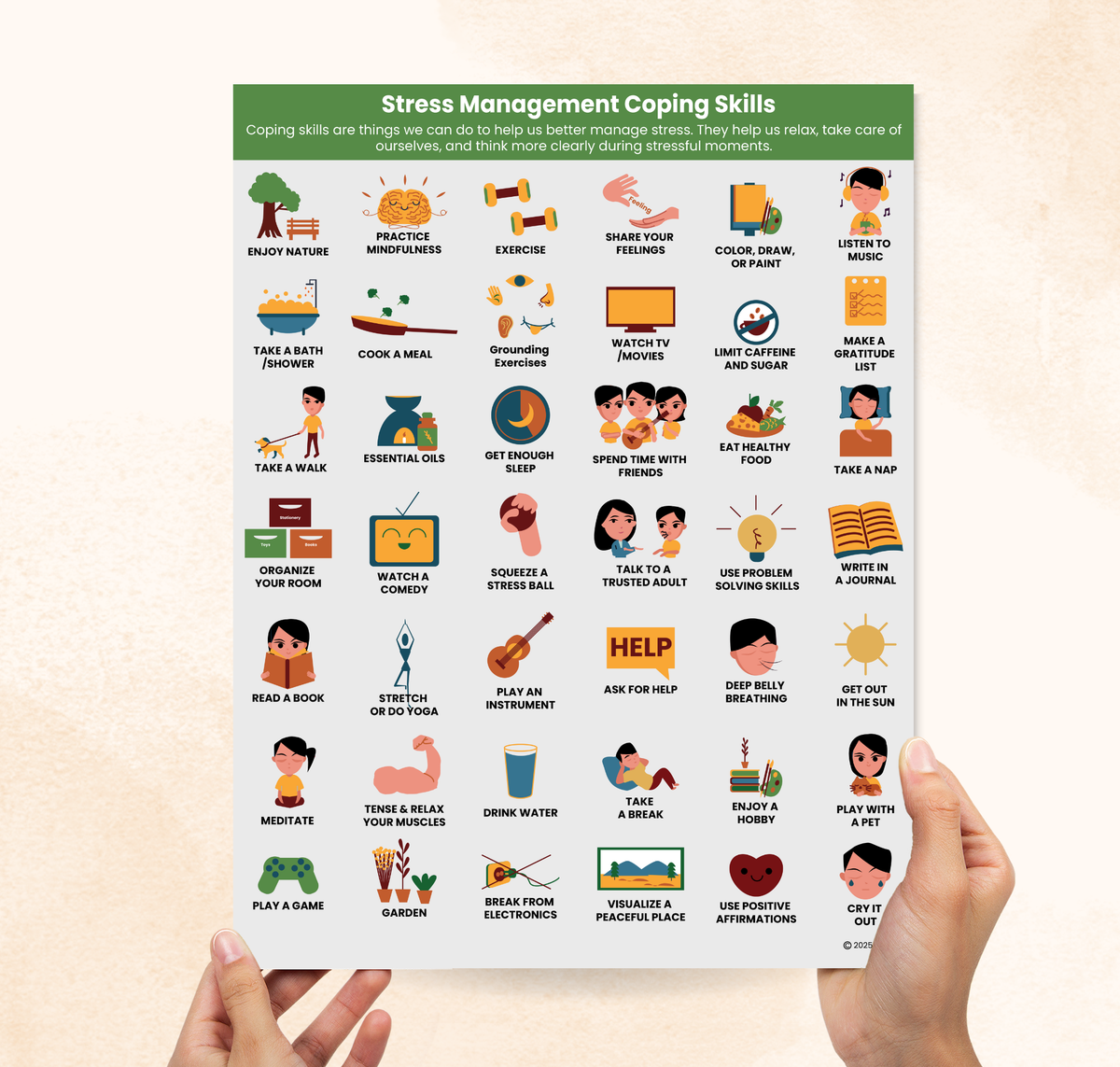 Coping Skills for Stress Management – Mental Health Center Kids