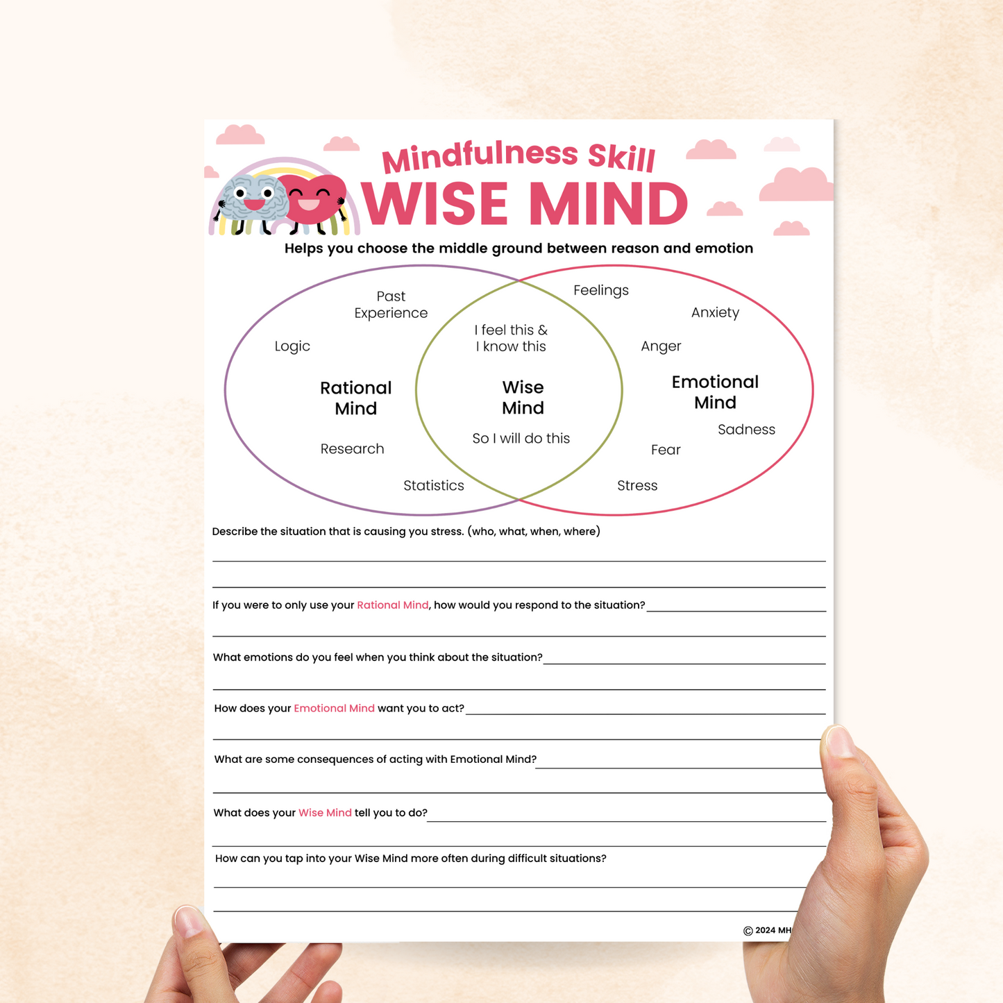 wise mind worksheet