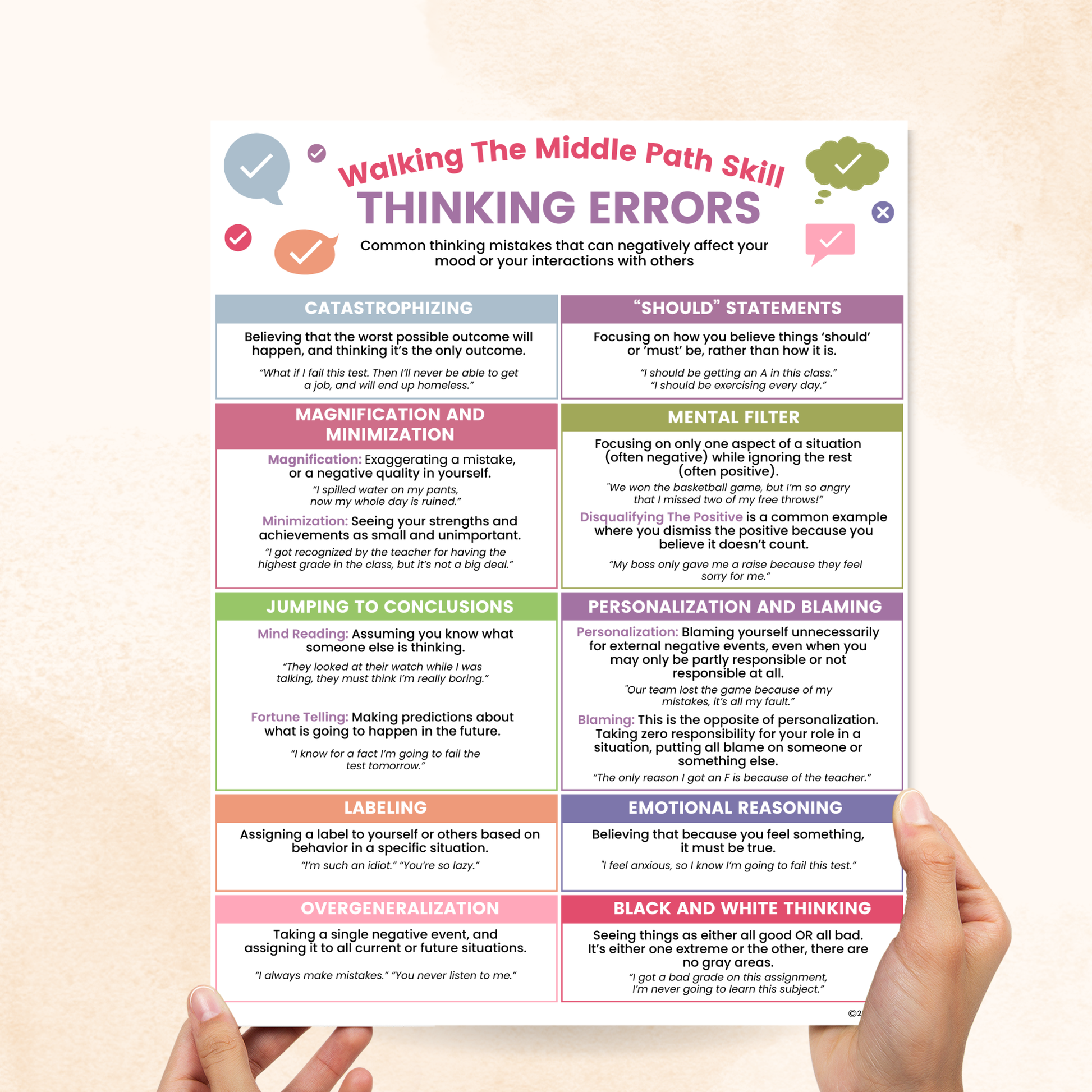 dbt thinking errors 