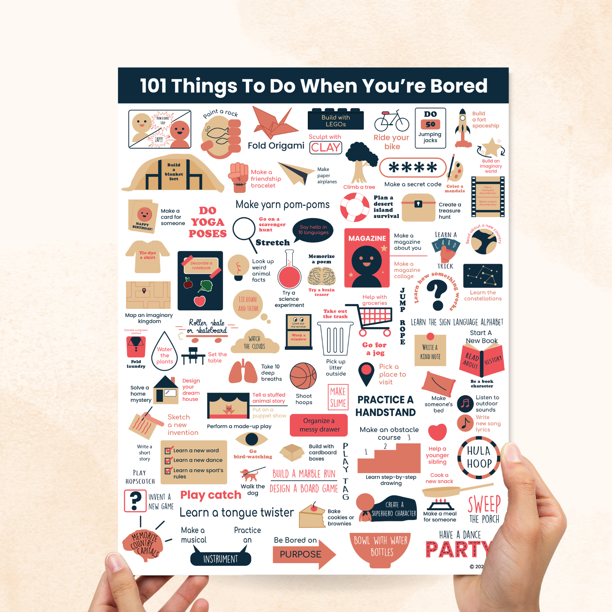 101 things to do when your bored