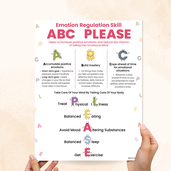 Dbt Abc Worksheet.pdf ABC PLEASE DBT Handout – Mental Health Center Kids