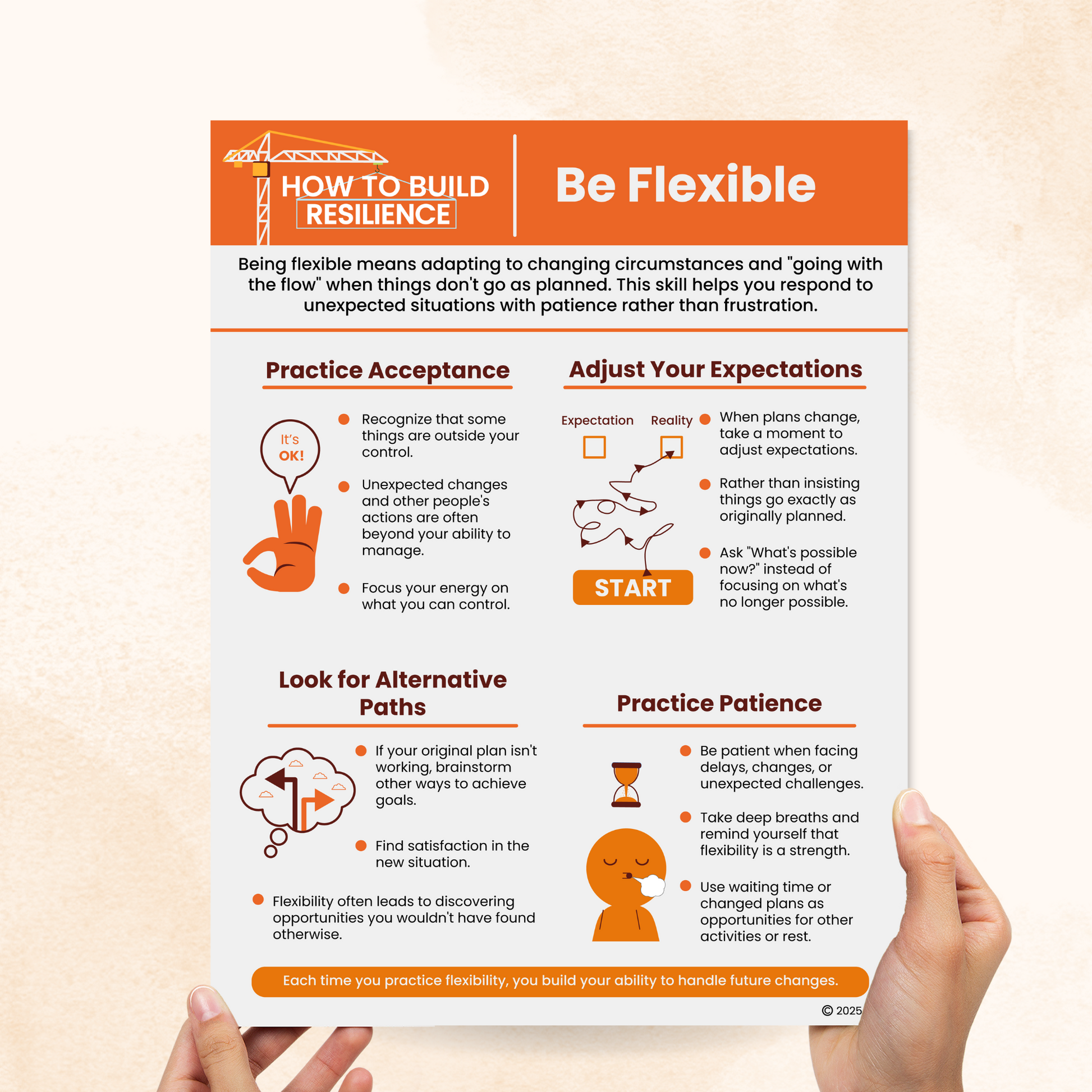 be flexible