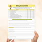 accountability worksheets for kids