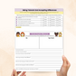 accepting differences worksheet