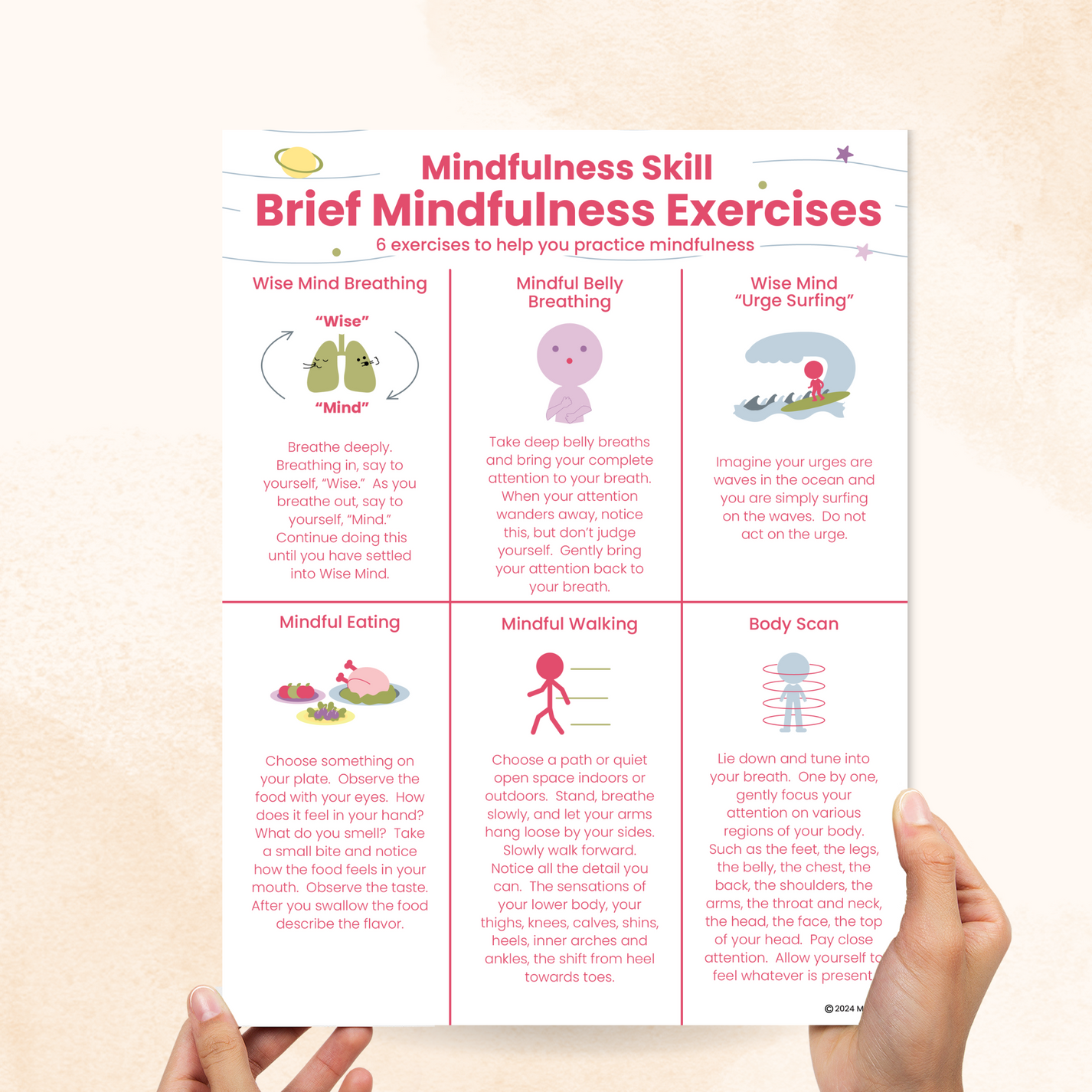 DBT Mindfulness Exercises (PDF) – Mental Health Center Kids