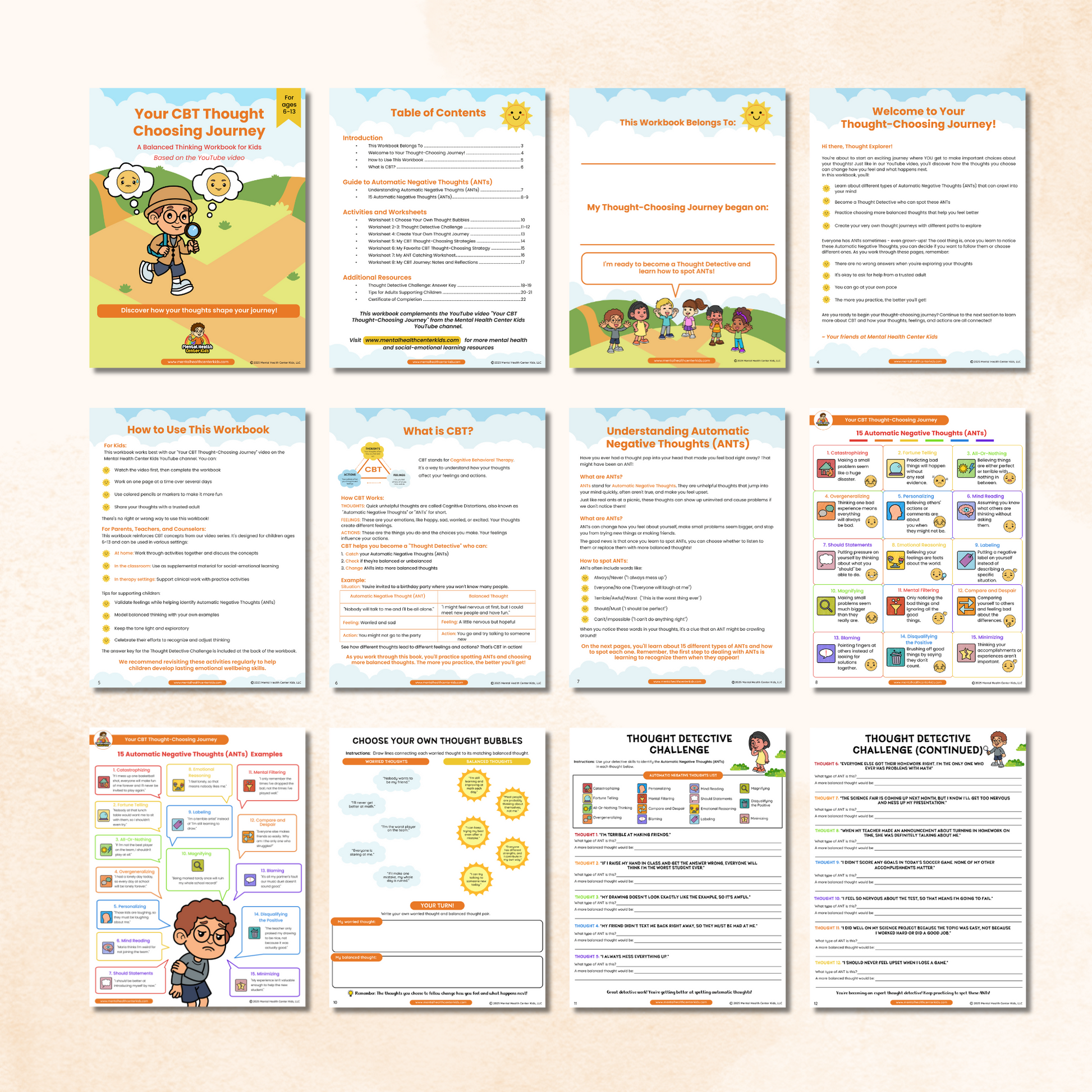 your cbt thought-choosing journey workbook
