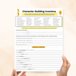 character building worksheets pdf