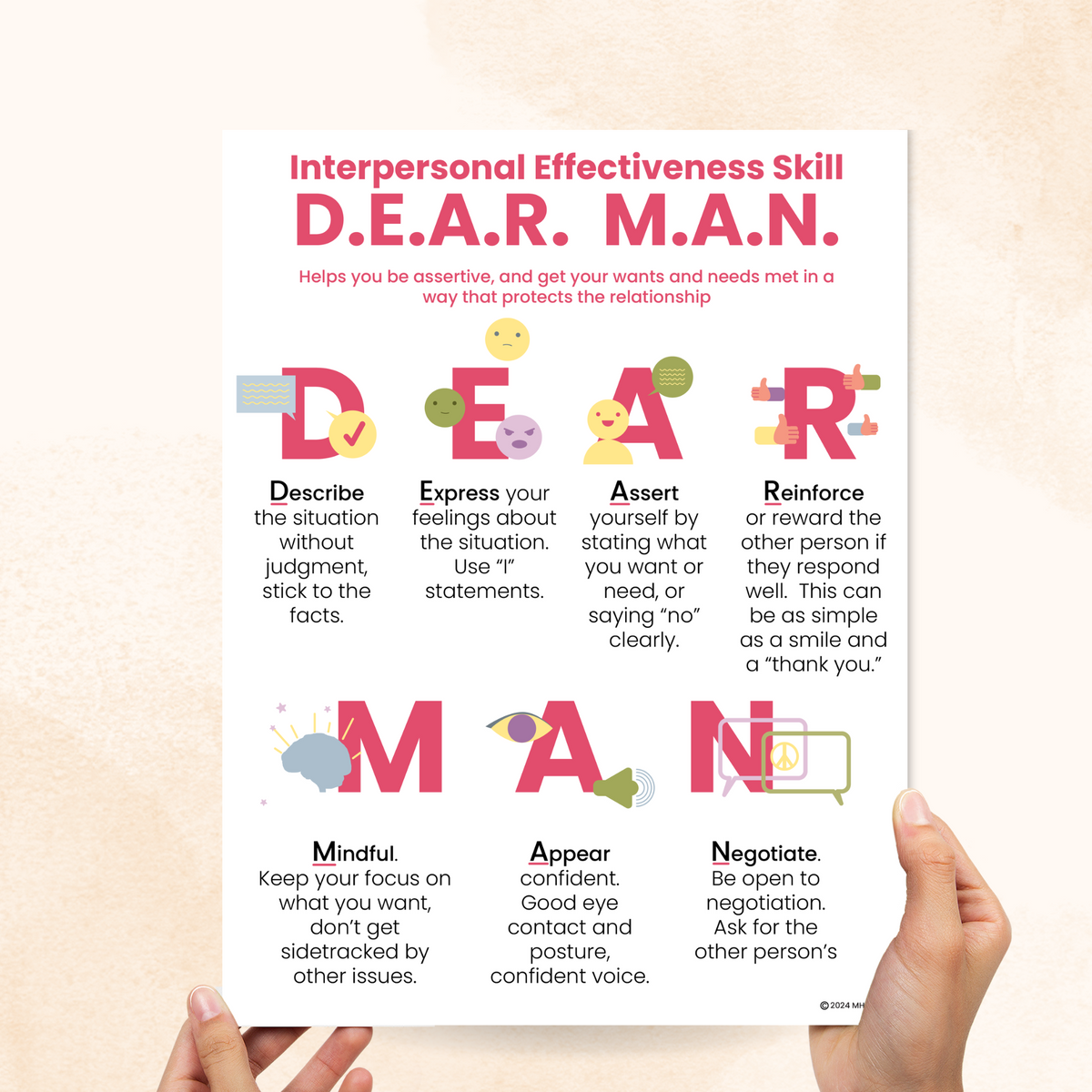 DBT DEAR MAN Handout (PDF) – Mental Health Center Kids