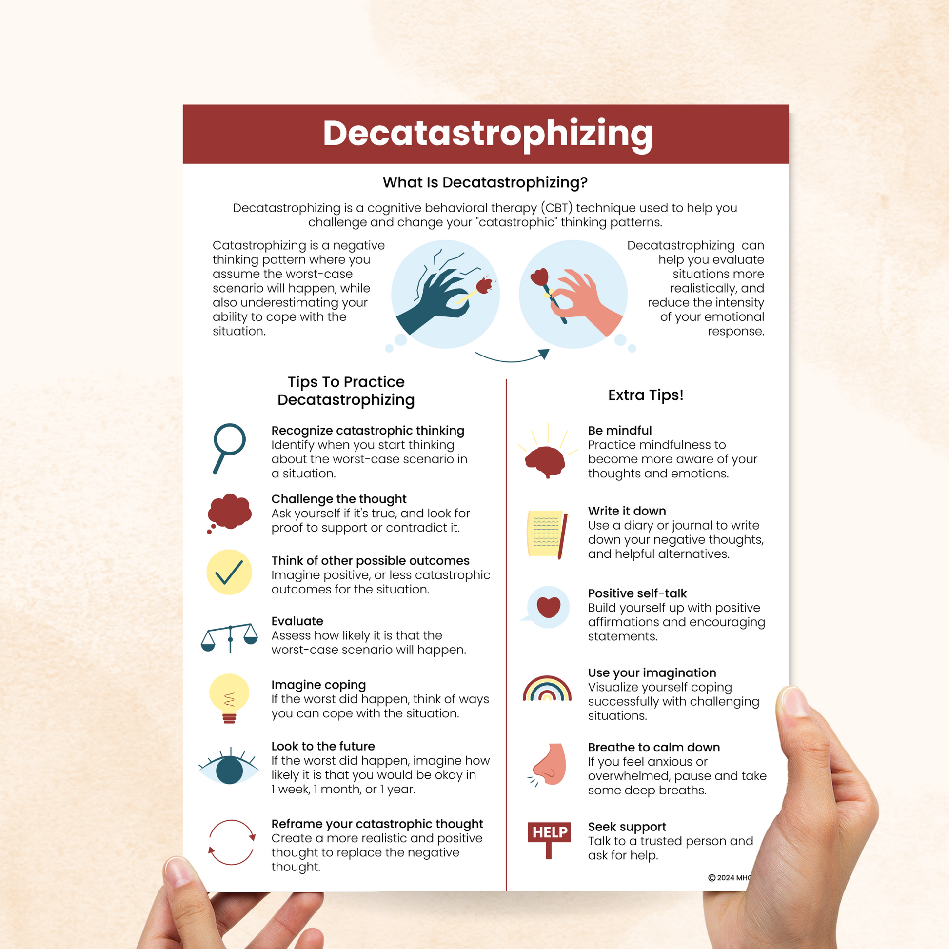 decatastrophizing cbt handout pdf