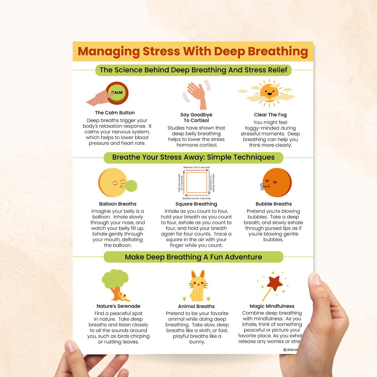 Managing Stress With Deep Breathing – Mental Health Center Kids