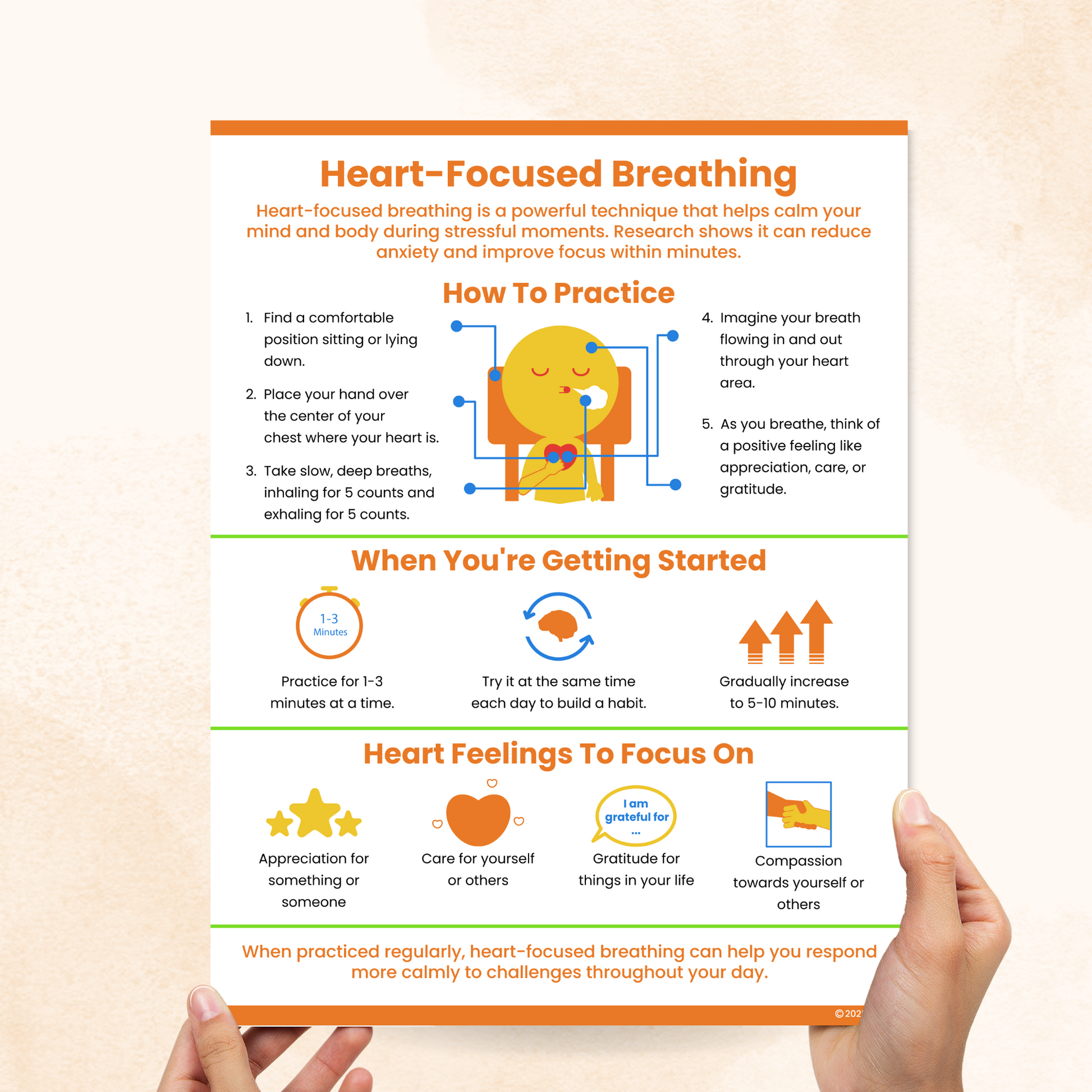 heart-focused breathing technique 