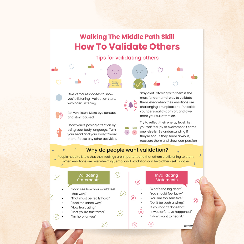 dbt validating others handout