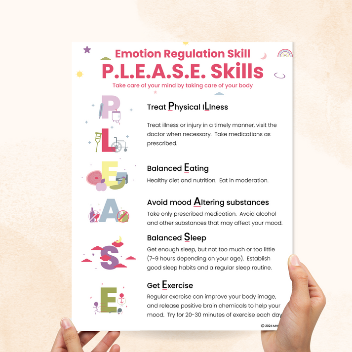 Dbt Please Skills Handout Dbt Please Skills Handout