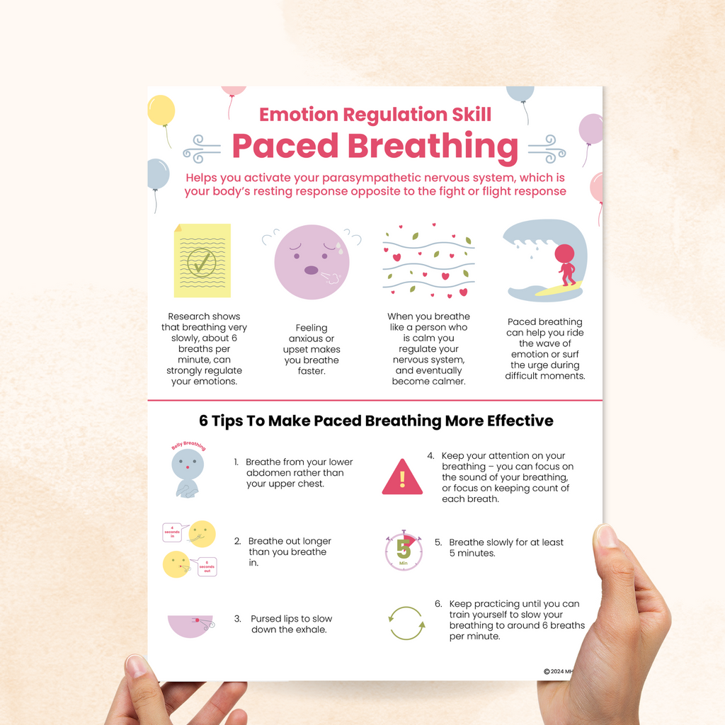 dbt paced breathing handout