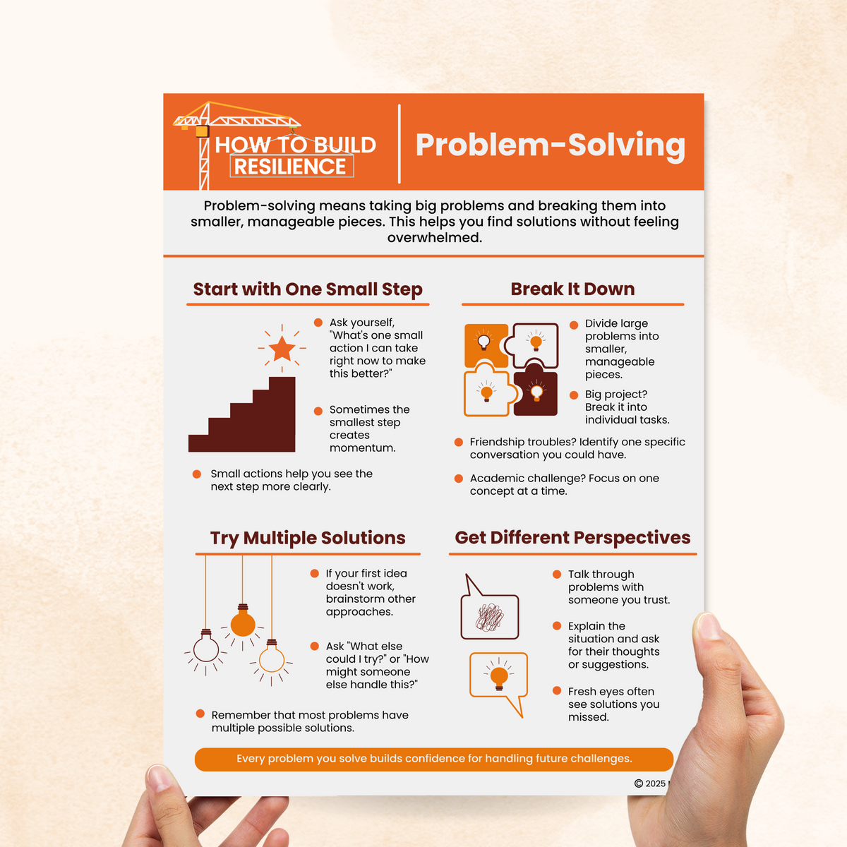 Problem Solving - How To Build Resilience – Mental Health Center Kids