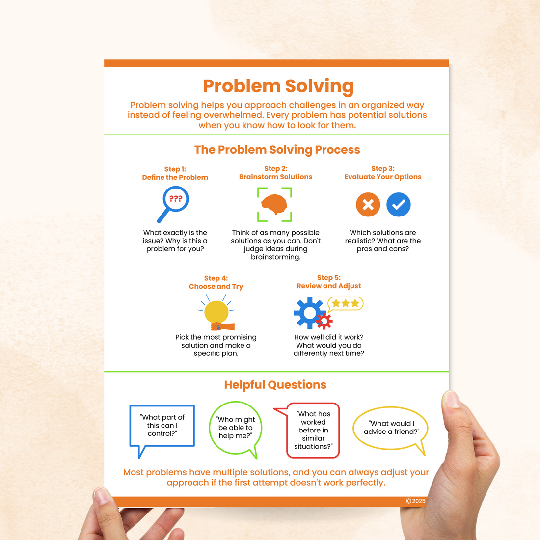 Problem Solving Coping Skill (PDF) – Mental Health Center Kids