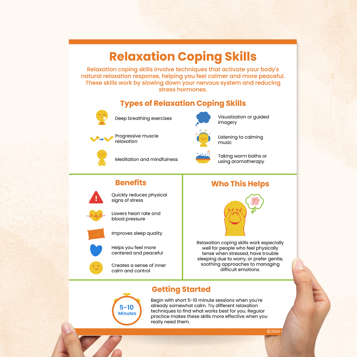 Coping File Relaxation Coping Skills (PDF) – Mental Health Center Kids