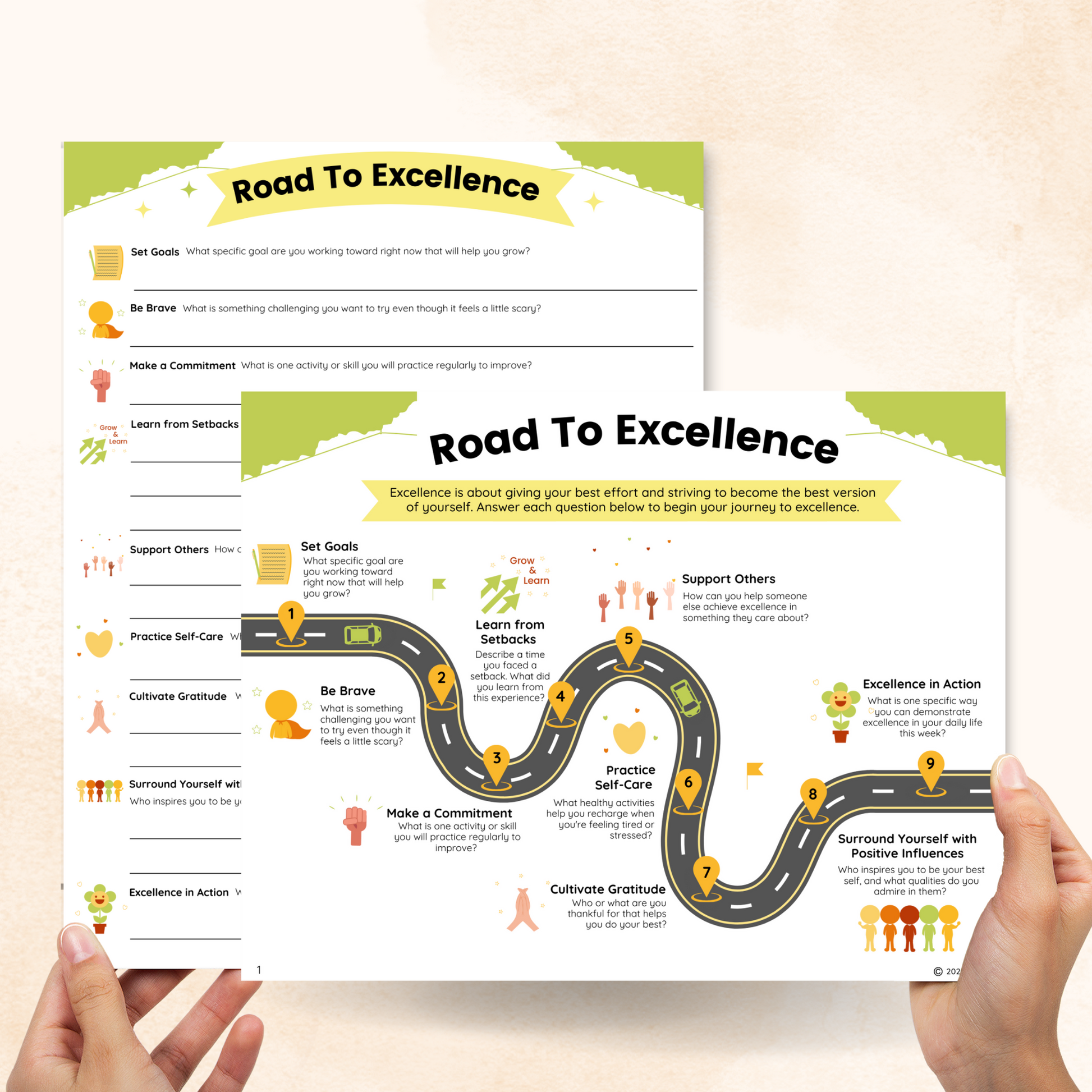 excellence worksheets for middle school