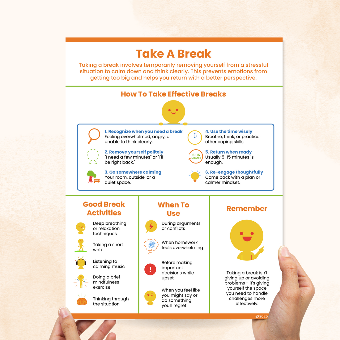 Take A Break (PDF) – Mental Health Center Kids