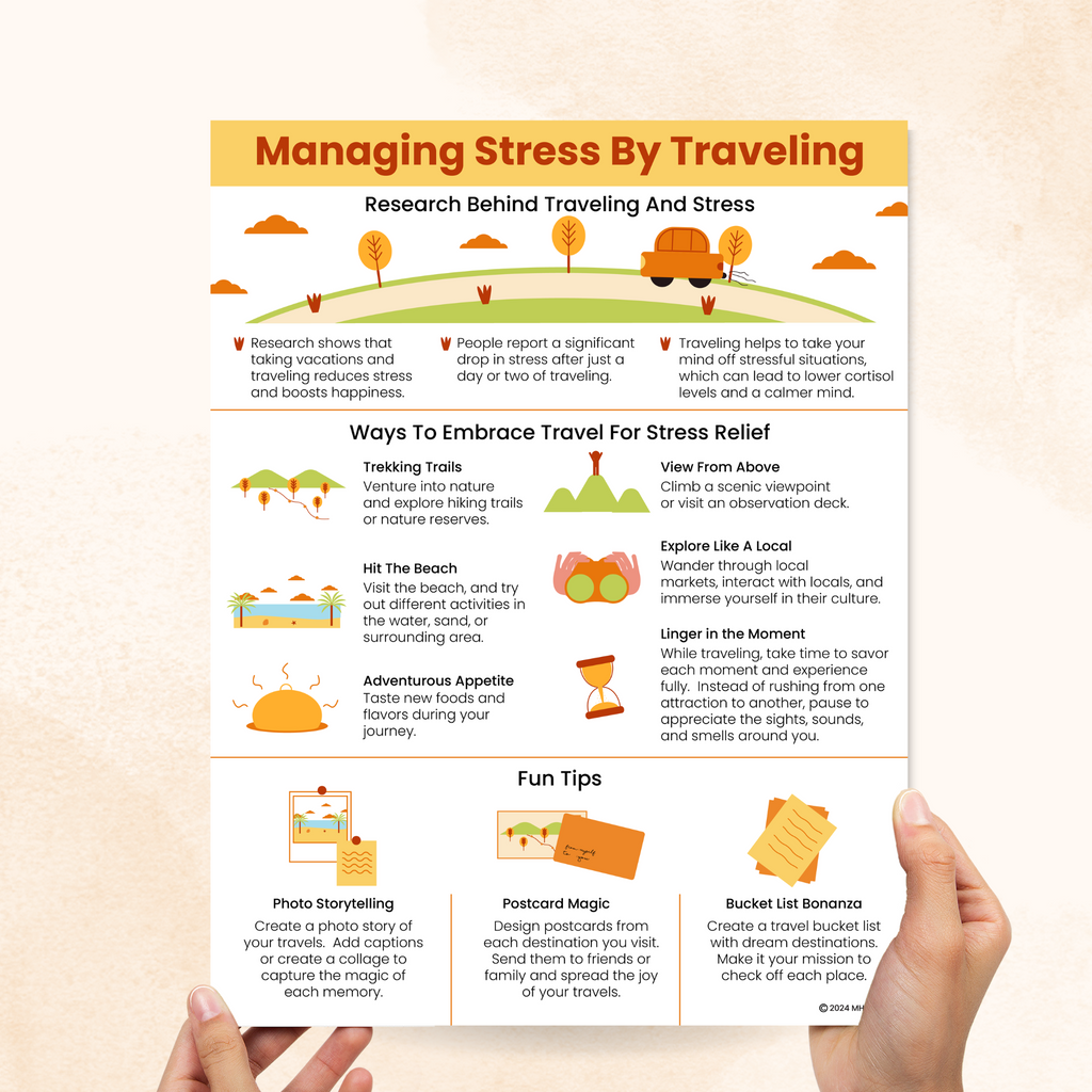 managing stress by traveling