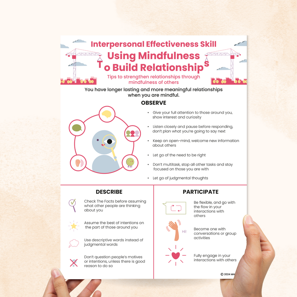 dbt using mindfulness to build relationships