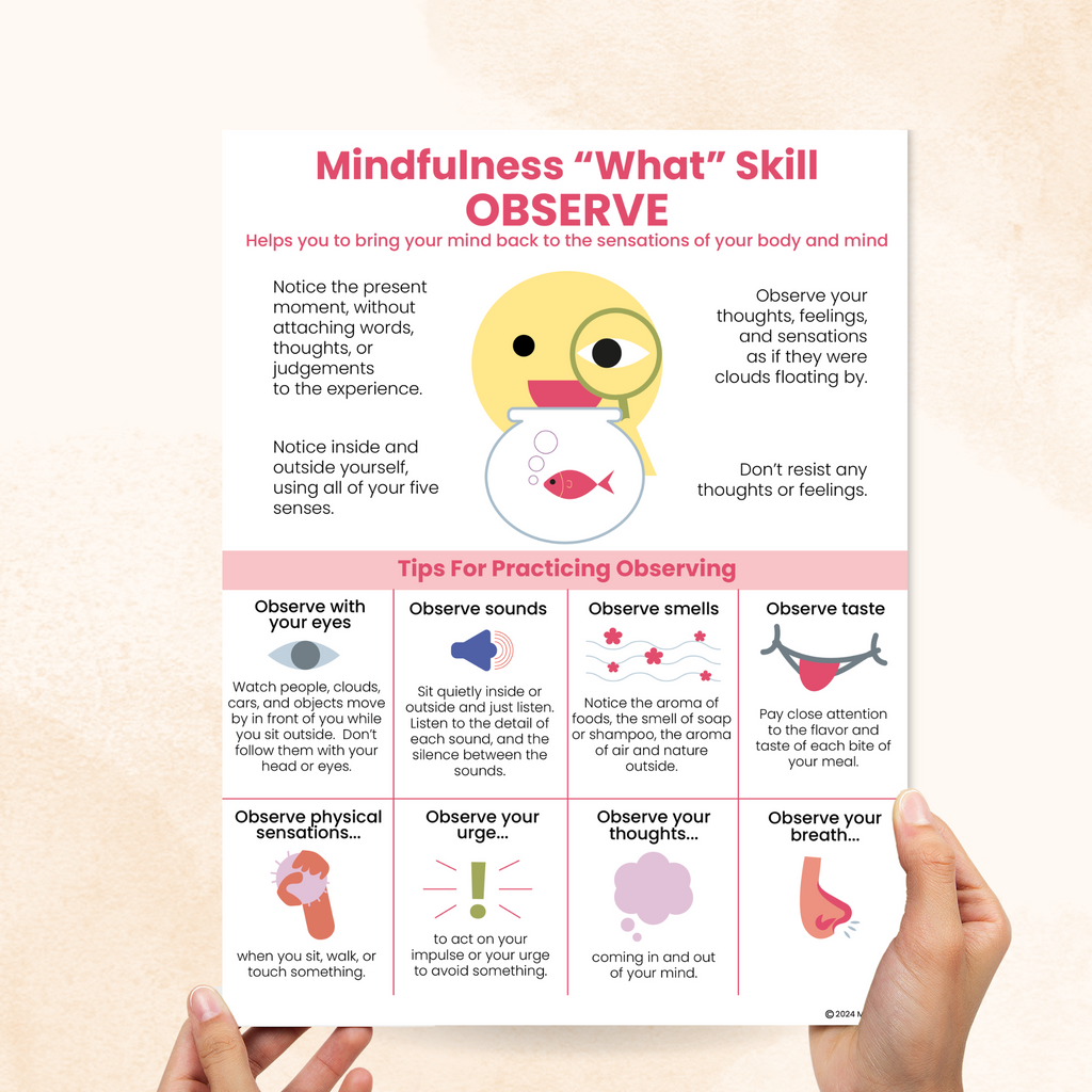 dbt observe mindfulness what skill pdf