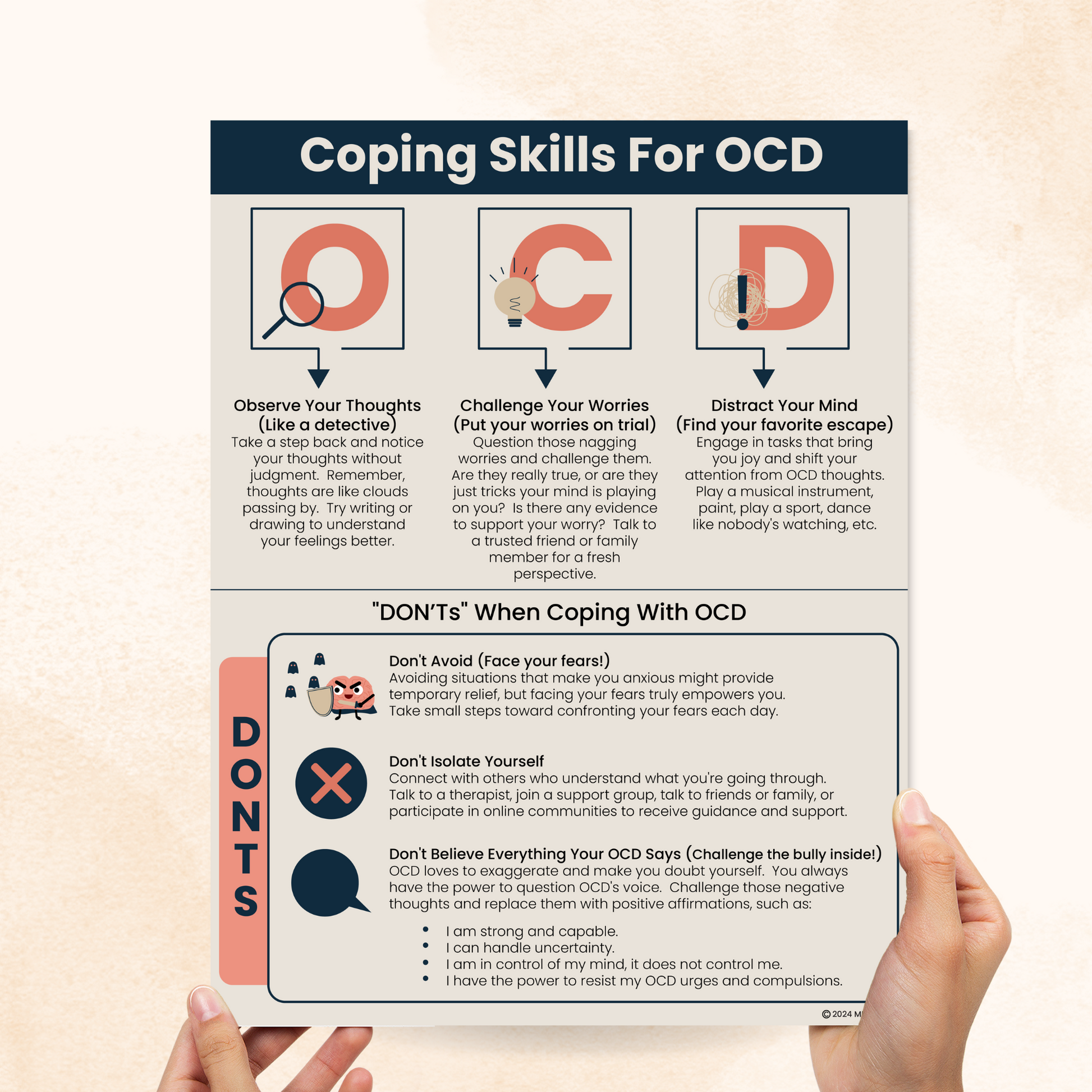 ocd coping skills pdf