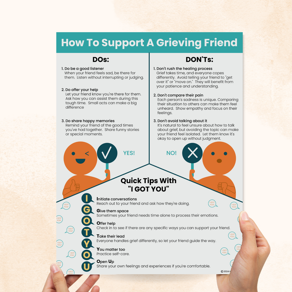 how to support a grieving friend