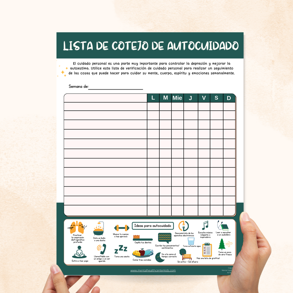 Lista De Cotejo De Autocuidado 