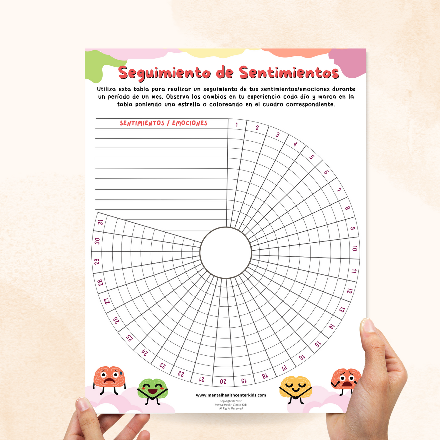 hojas de trabajo para ninos sobre sentimientos