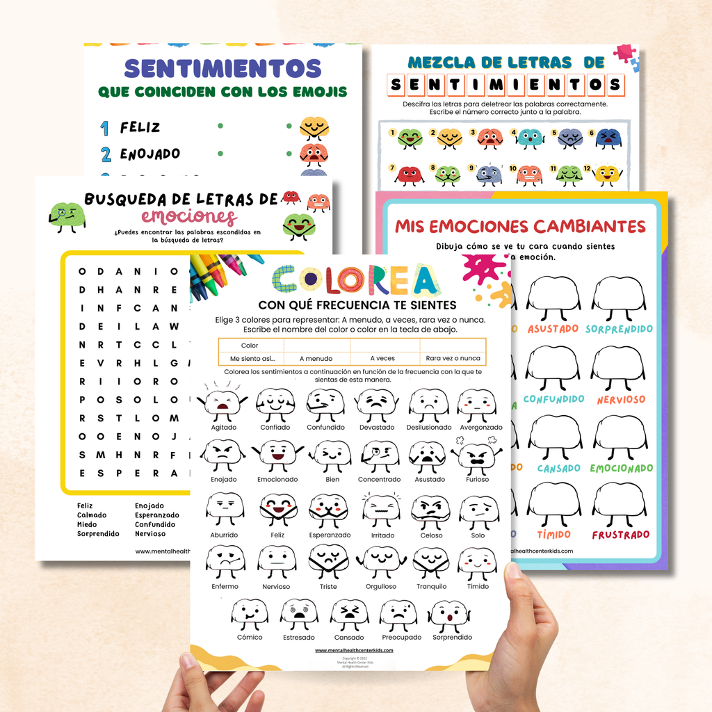  Paquete De Actividades De Sentimientos