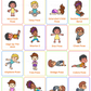 yoga poses for kids poster