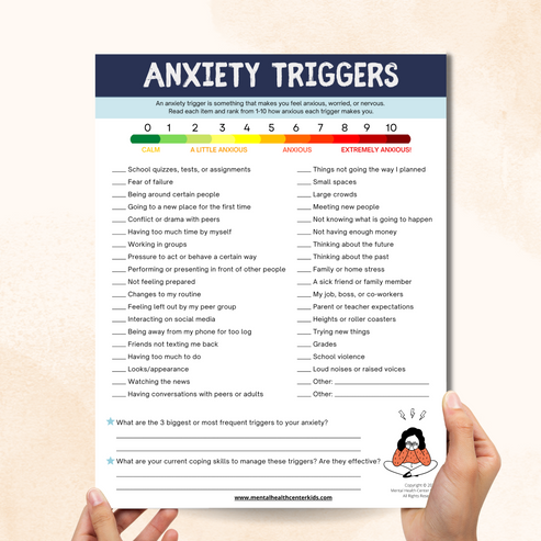 Anxiety Triggers for Teens – Mental Health Center Kids