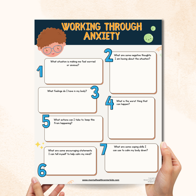 Working Through Anxiety – Mental Health Center Kids