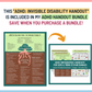 ADHD The Invisible Disability Counseling Poster/Handout