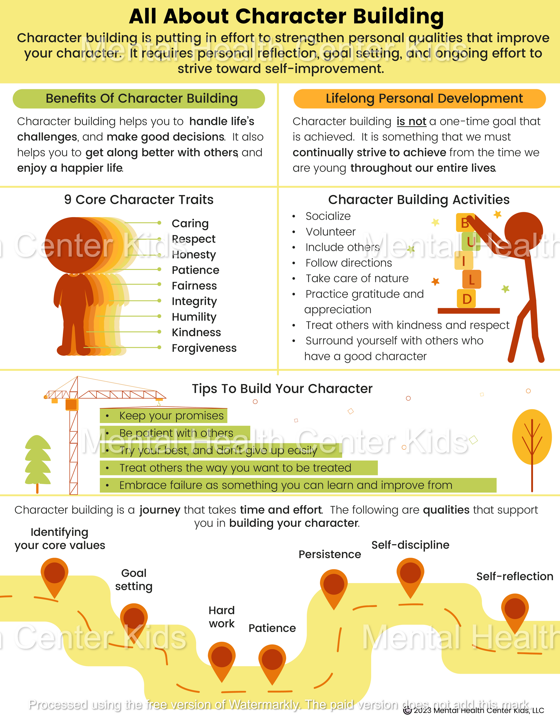 Character Building Worksheets For Preschoolers